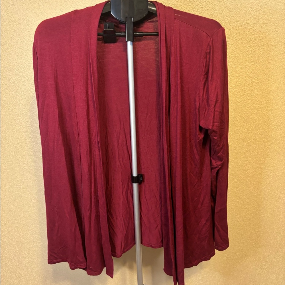 Chic‎ Burgundy Women's Cardigan